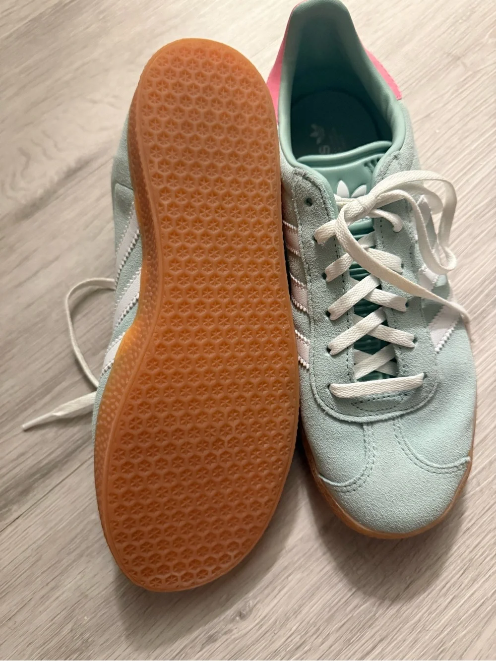 Light Teal and Pink Women's Adidas